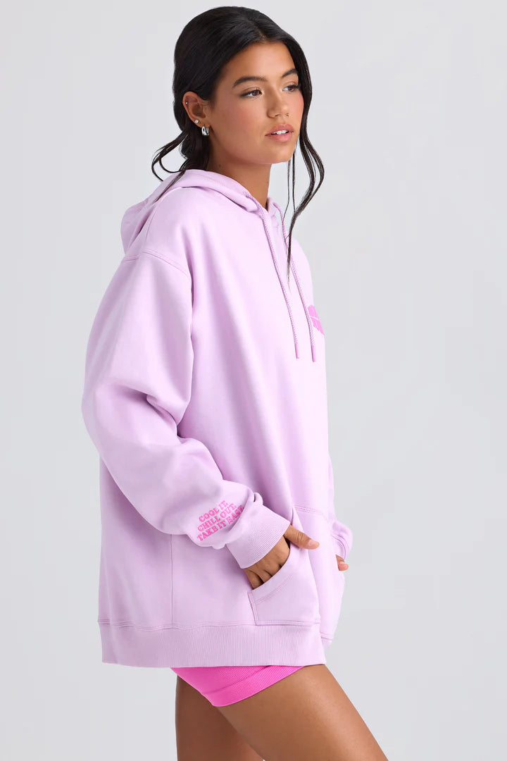 Oversized Pink Hoodie