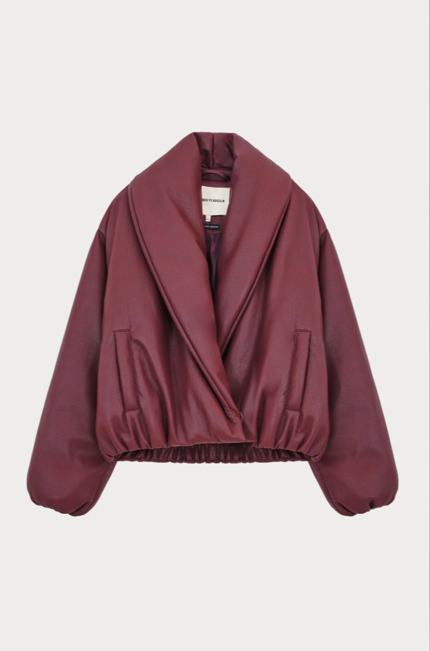 Oversized Collar Puffer Jacket
